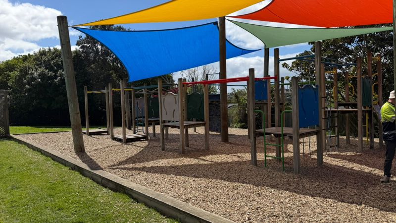 Reharvest Cushionfall® playground mulch at an Auckland school